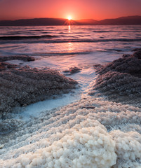 Dead sea sunrise