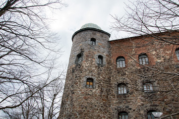 Vyborg castle (Finnish, Swedish and Russian rule) on island in Gulf of Finland. Ancient...