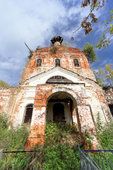 Abandoned Orthodox Church in the European part of Russia.