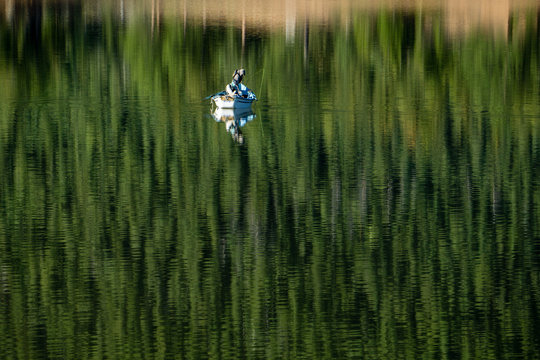 Fishing On A Colorado Mountain Lake