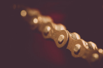 Bicycle chain detail