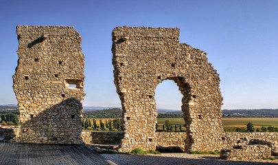 Ruined castle of Montemor-o-Velho, Portugal