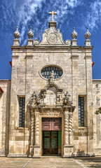 Facade of matriz church of Aveiro, Portugal