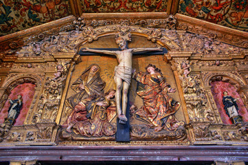 Church of monastery of Jesus in Aveiro, Portugal