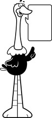 Talking Cartoon Ostrich