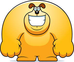 Cartoon Dog Smiling