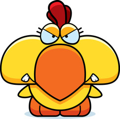 Cartoon Angry Chicken