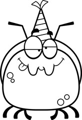 Cartoon Ant Drunk Party