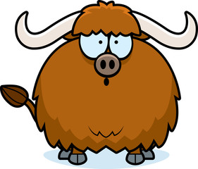 Surprised Cartoon Yak