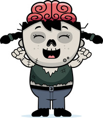 Cartoon Zombie Celebrate