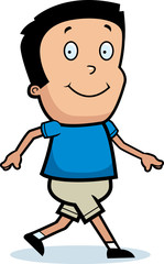 Cartoon Boy Walking