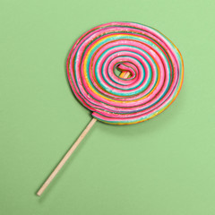 Sweet colorful lollipop