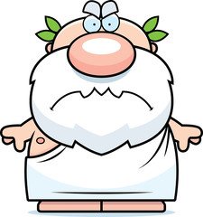 Cartoon Angry Greek