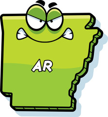 Cartoon Angry Arkansas
