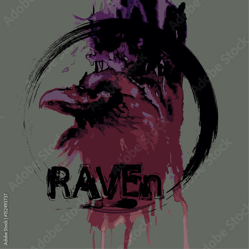 "Raven head" Stock image and royalty-free vector files on Fotolia.com