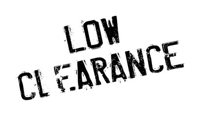 Low Clearance rubber stamp. Grunge design with dust scratches. Effects can be easily removed for a clean, crisp look. Color is easily changed.