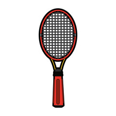 racket or racquet tennis accessories icon image vector illustration design 