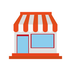 small store or shop icon image vector illustration design 