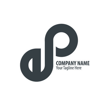 Initial Letter EP Linked Design Logo
