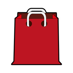 shopping bag icon image vector illustration design 