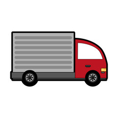 delivery or cargo truck icon image vector illustration design 