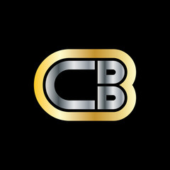 Initial Letter CB Linked Design Logo