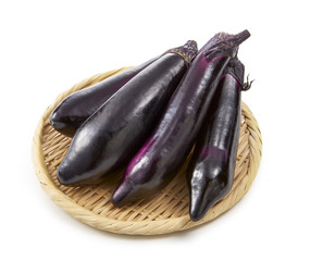 茄子、サラダ茄子　(影イキ、背景白飛ばし) © funny face