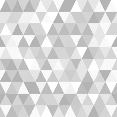 Fototapeta premium Beautiful abstract seamless background pattern with gray triangles. Vector image