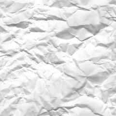 Obraz premium Texture of crumpled white paper