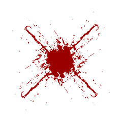 vector splatter red color background. illustraitttion