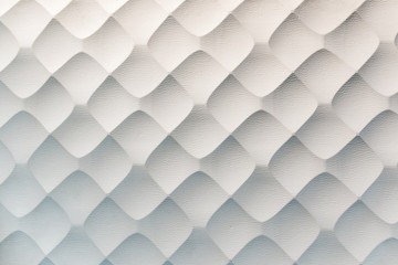 Modern wave texture pattern wall decoration made by leatherette panel