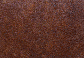 Vintage brown leather texture for background