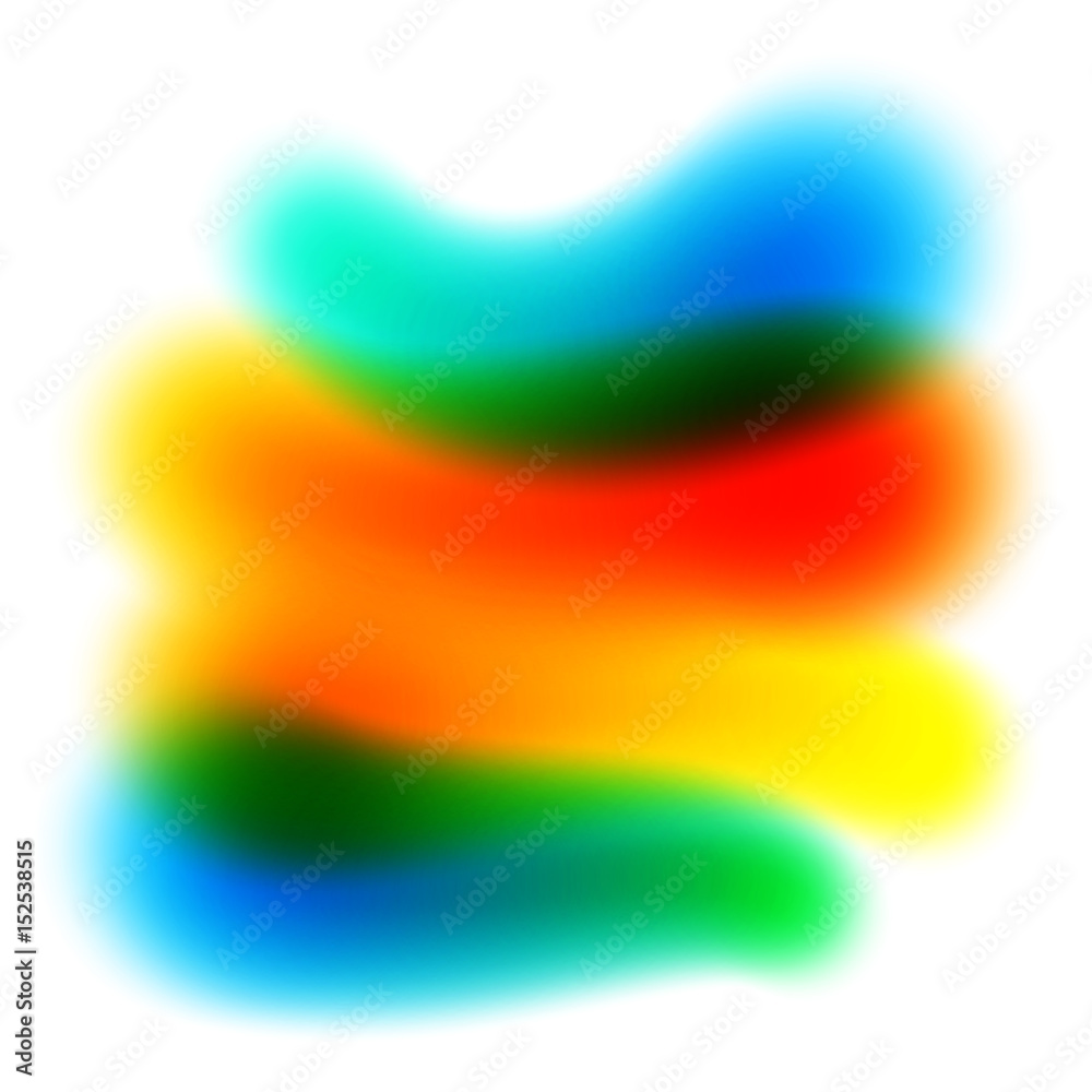 Poster abstract colorful blurry lines background with color overlays