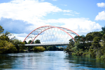Fototapeta na wymiar bridge on river