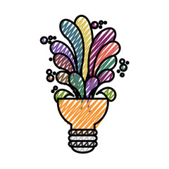 Big idea bulb symbol icon vector illustration graphic design