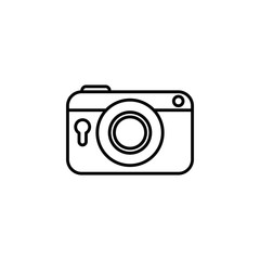 Vintage photographic camera icon vector illustration graphic design