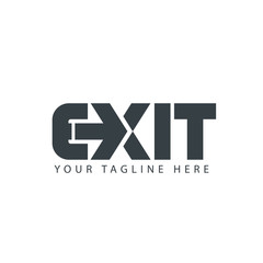 Exit Logo Design