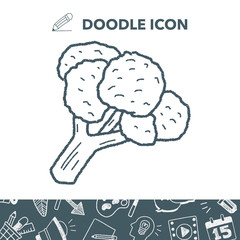 Cauliflower doodle
