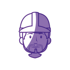 Worker man cartoon icon vector illustration graphic design