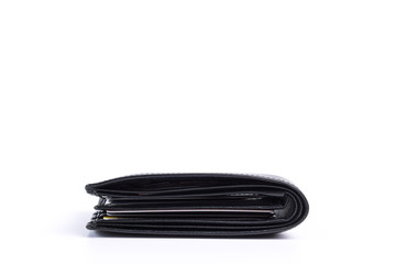 New black leather wallet