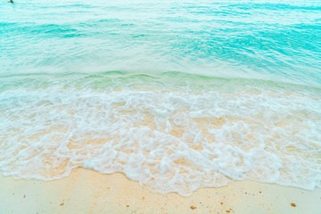 Beautiful tropical beach and sea landscape