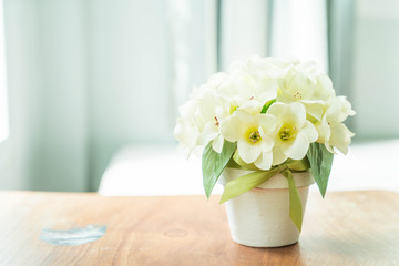 flower in vase