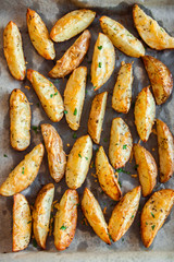 Baked potato wedges