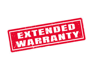 extended warranty red stamp style