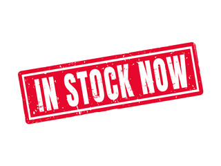 in stock now red stamp style