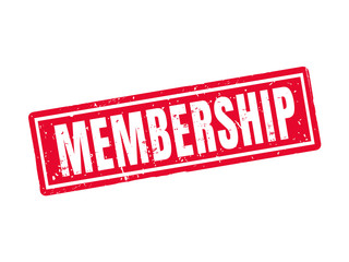 membership red stamp style