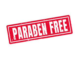 paraben free red stamp style