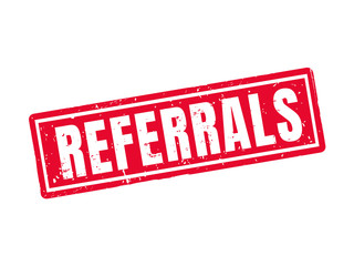 referrals red stamp style