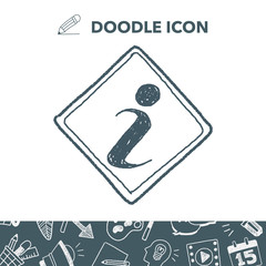 information sign doodle