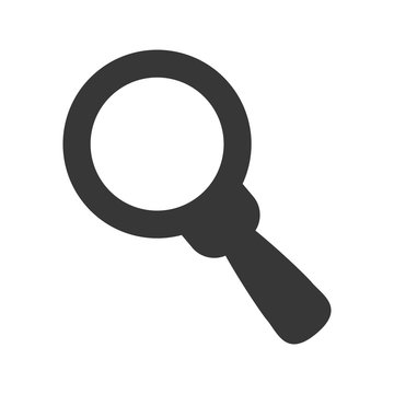 magnifying glass tool vector icon illustration graphic design